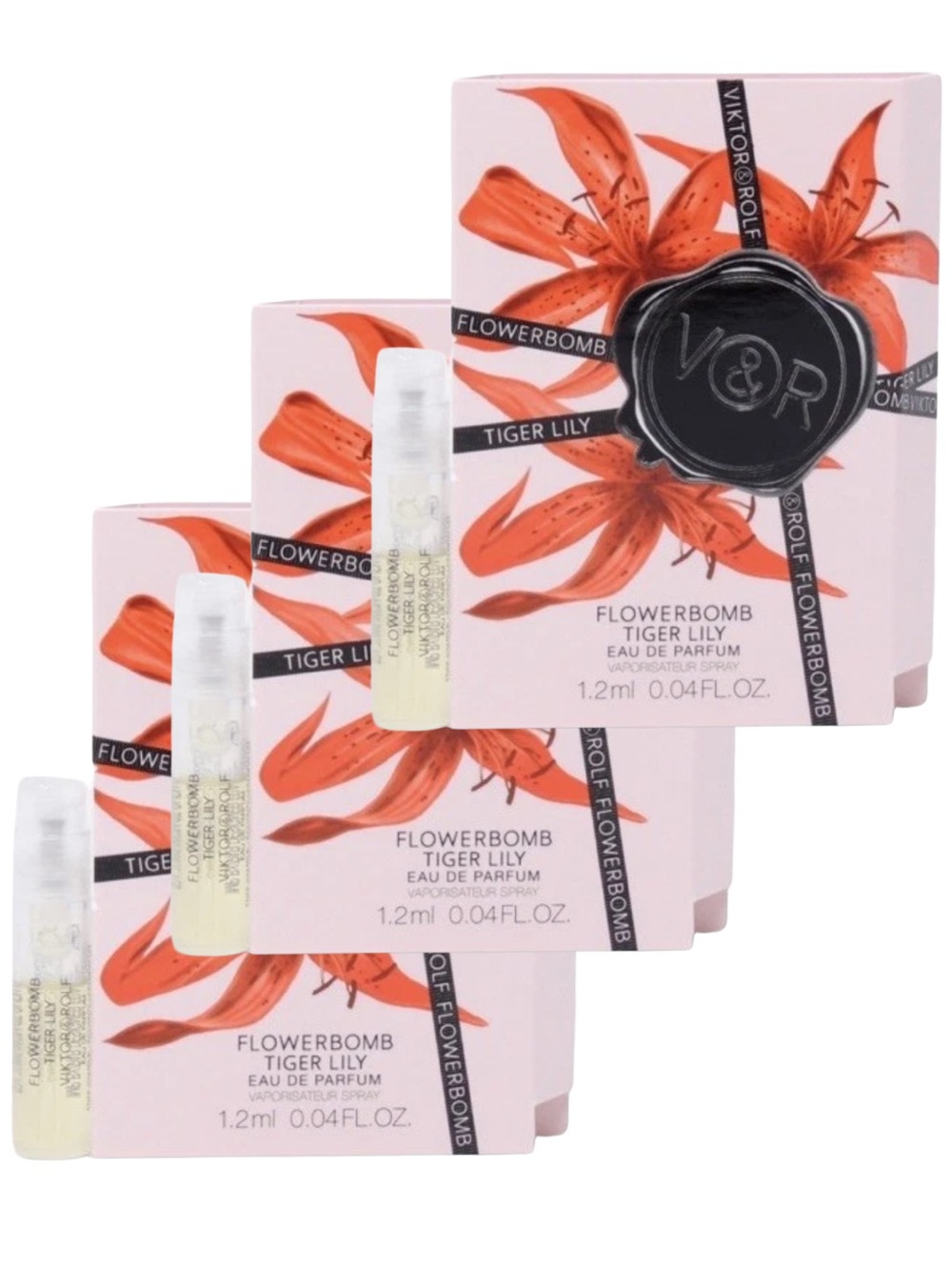 $12❤️‍🔥 Viktor & Rolf Flowerbomb Tiger Lily EDP 3PK NEW